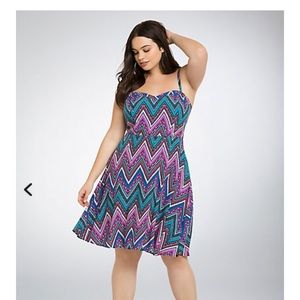 Torrid - Multi Chevron Challis Sundress